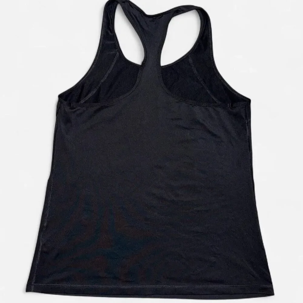 Nike Black and White Dri-Fit Racerback Athletic Tank Top; Size Small